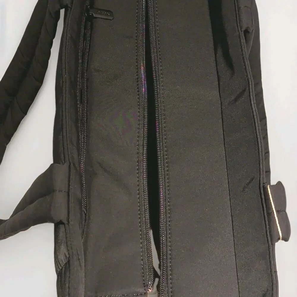 LOVEVOOK Womens Black Quilted Tote Work Laptop Bag